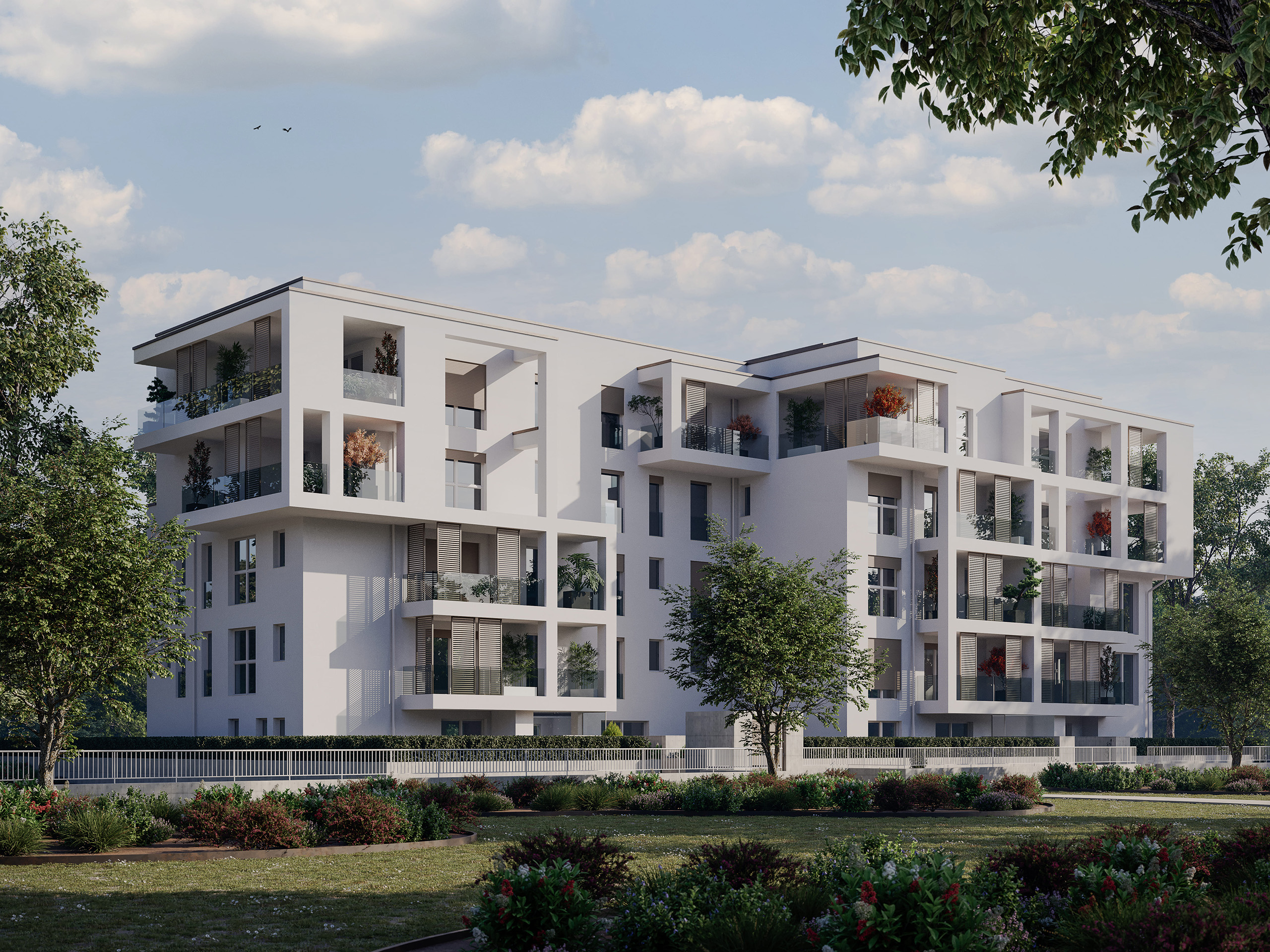 Geoenergy Village – Vista esterna del complesso residenziale